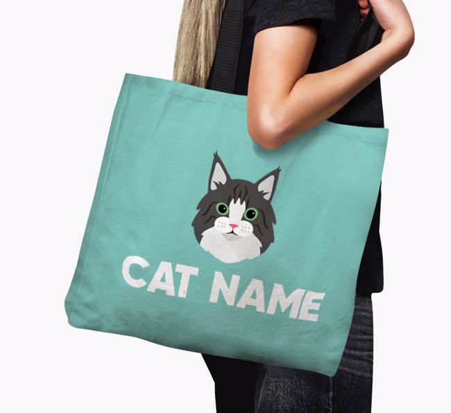 '{breedFullName} Icon & Name' - Personalized Canvas Bag